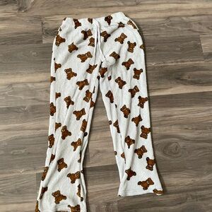 Adorable Bear Print Pajama Pants
